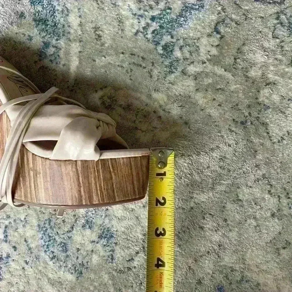 Lulus Aimi Bone Knotted Strappy Platform Wedges - Picture 12 of 12